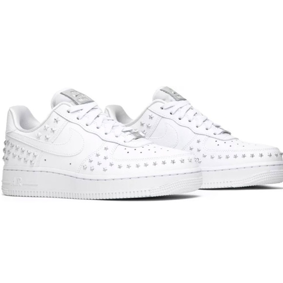 star studded air force 1 white